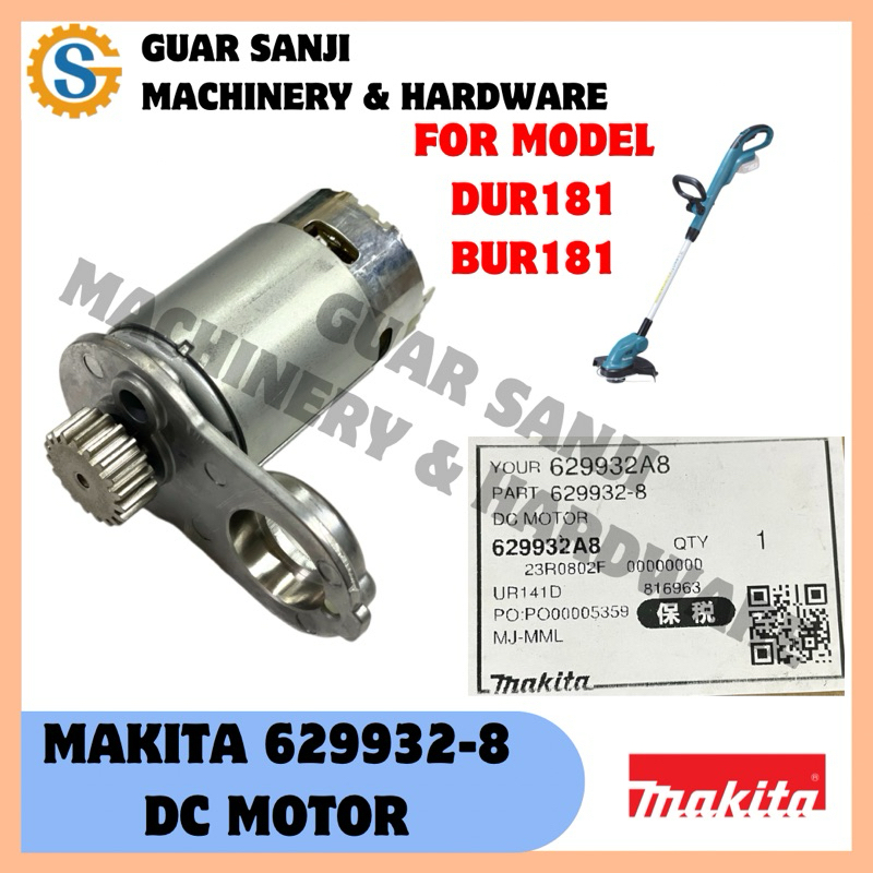 Motore Originale MAKITA 629932-8 Adatto DUR181, DUR181Z, DUR181SY - Foto 3