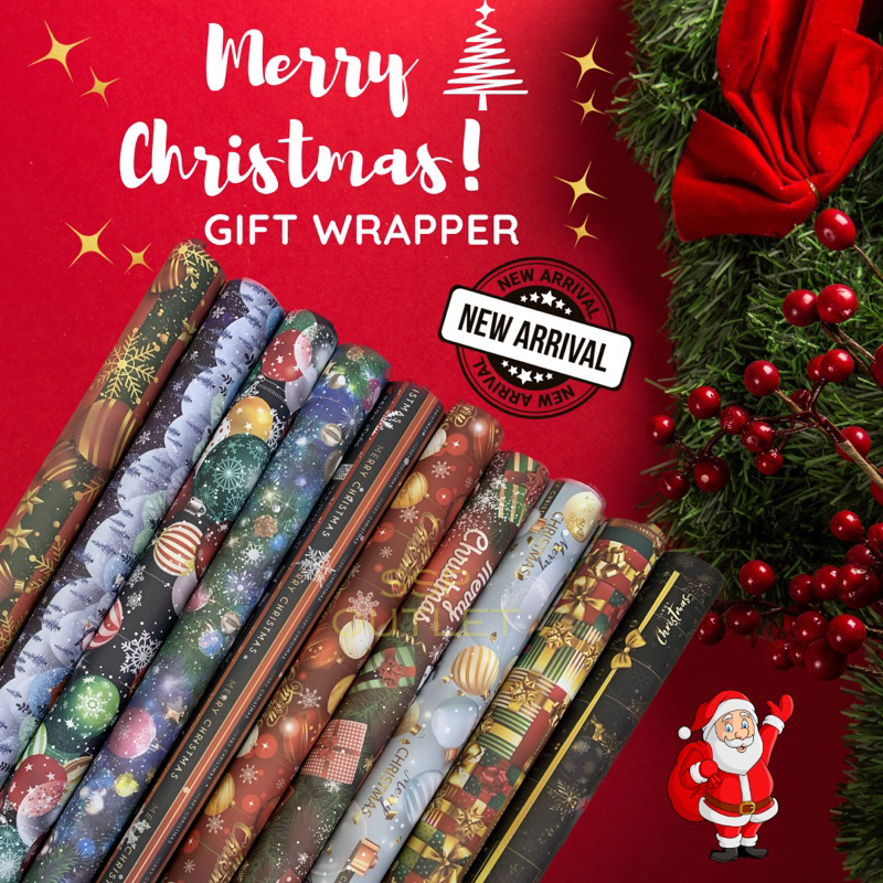 Merry Christmas Gift Wrapper 🎁 | Shopee Malaysia