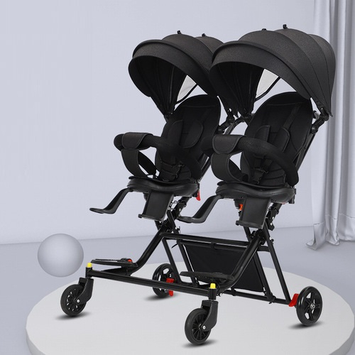 RINGAN Baby Stroller Magic Stroller Kids Stroller Boleh Lipat Travel Baby Stroller Small TWIN Magic Stroller Kembar Shopee Malaysia