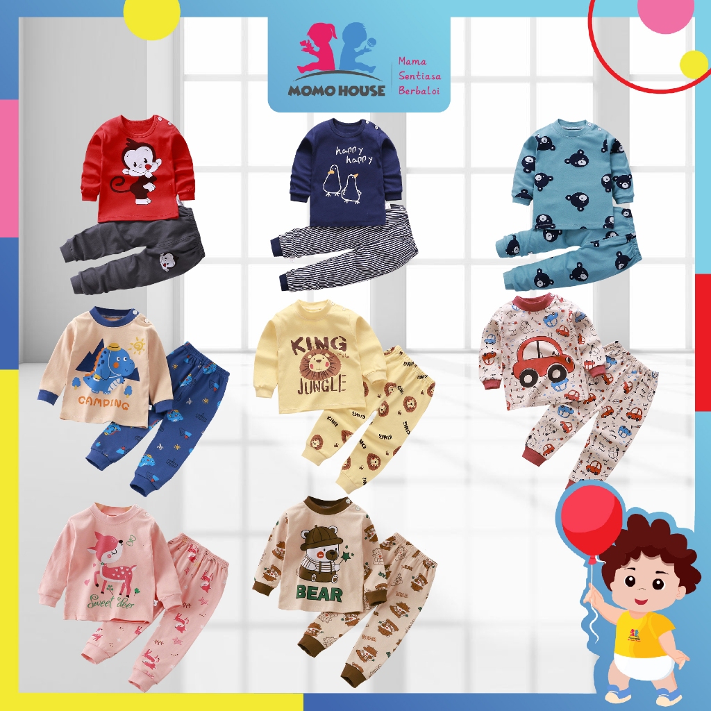 Newborn Premium Pyjamas Baby Sleepsuit Long Sleeve Set Baju Tidur Bayi