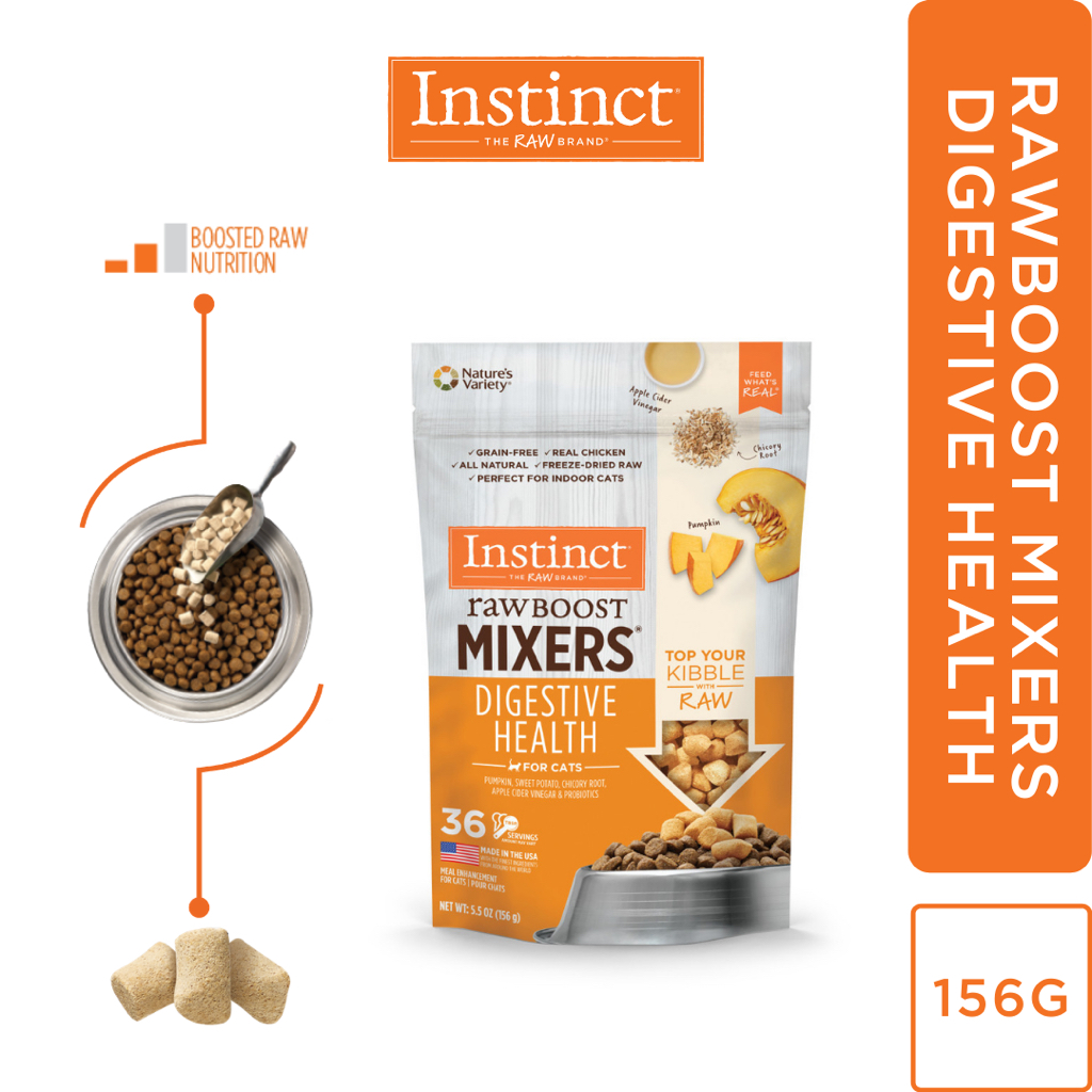 Instinct Freeze Dried Raw Boost Mixers Digestive Health 156G Cat