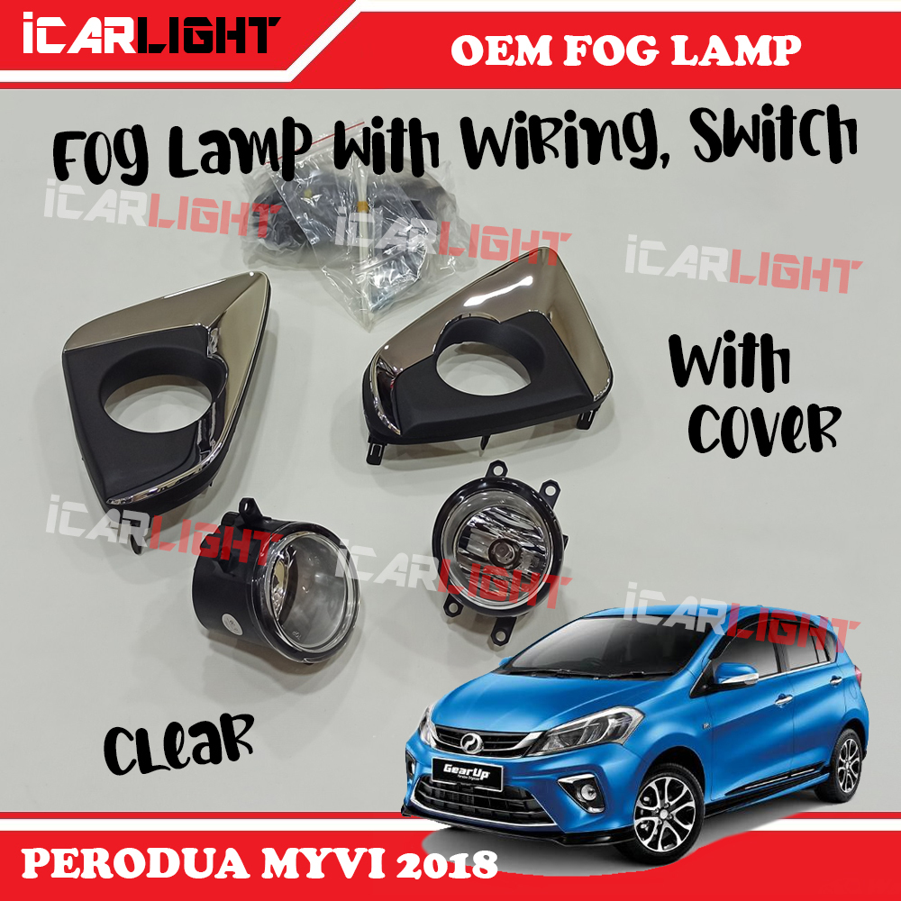 Perodua Myvi 2018 2019 2020 2021 New Myvi Oem Fog Lamp High Quality Car ...