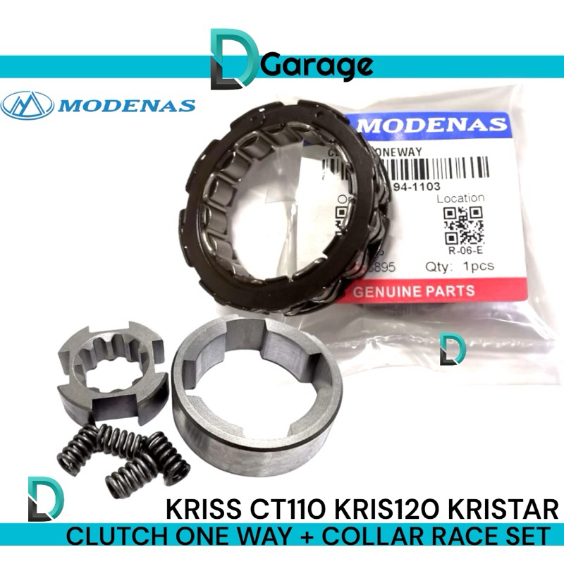 MODENAS KRISS KRISS2 CT110 KRISS120 KRISTAR CLUTCH ONE WAY COLLAR RACE ...