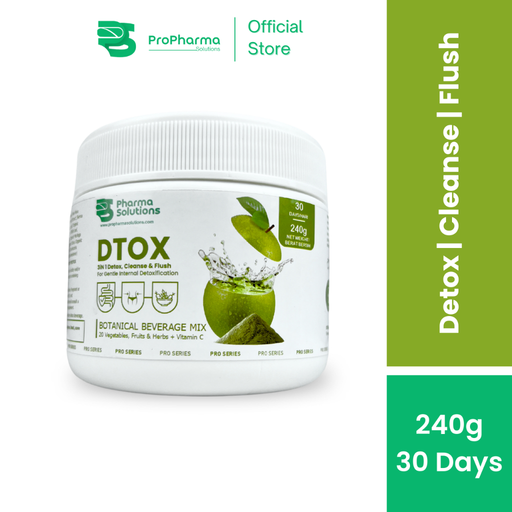 PSDTOX propharmasolutions 3in 1 Detox Cleanse Flush High Fiber Buang ...