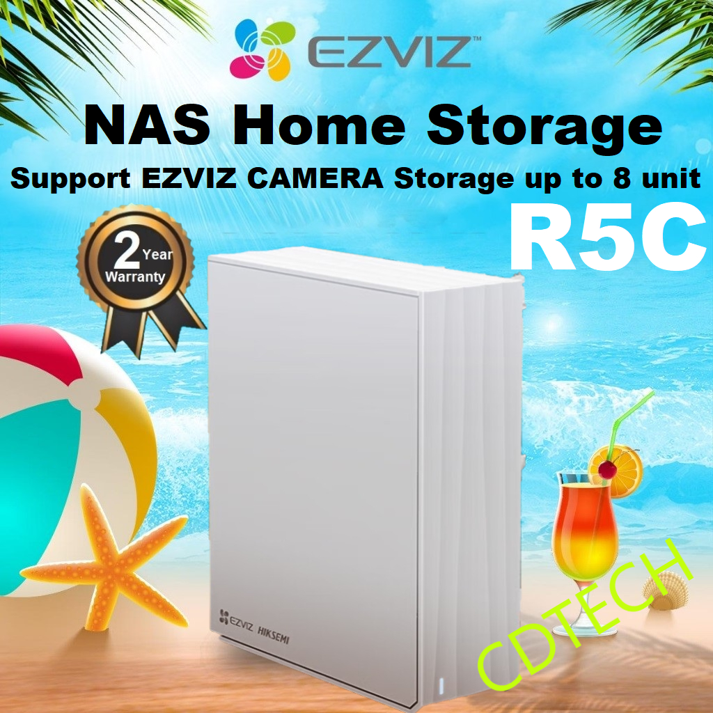 EZVIZ R5C NAS Home Storage Cloud Support EZVIZ Camera UP TO 8 Device