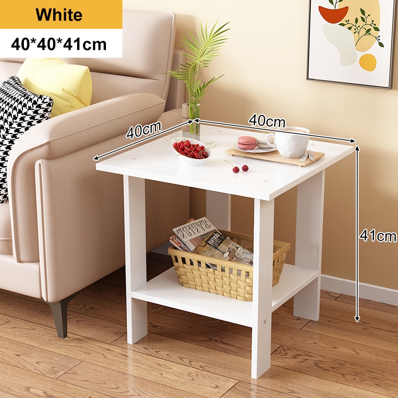 AH Nordic Bedside Table Small Square Desk Coffee Table Simple Sofa Side ...