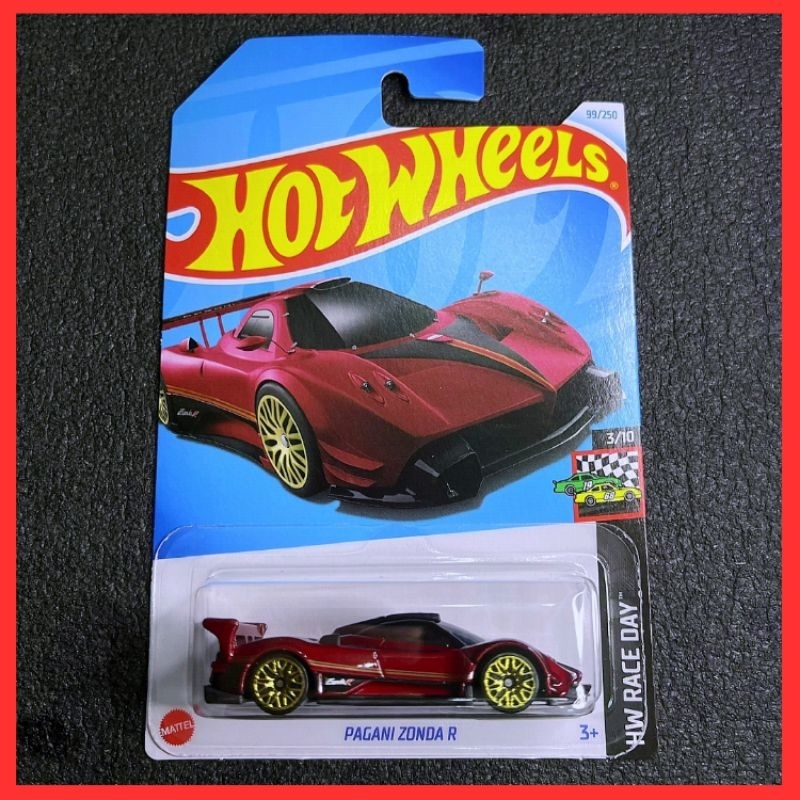 (WM FREE Shipping) Hot Wheels Pagani Zonda R Dark Red Model 2024 New ...