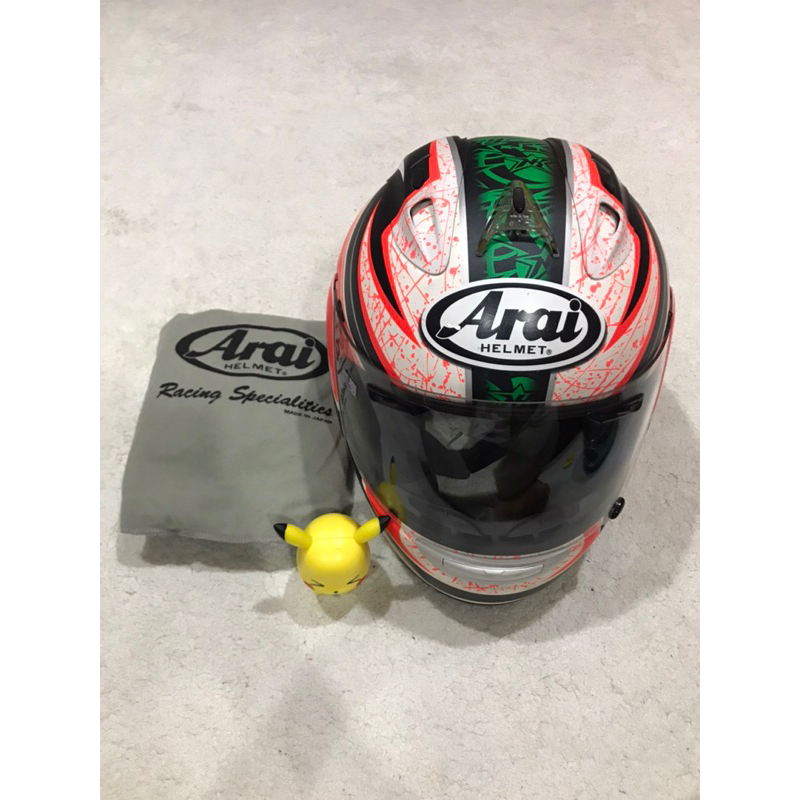 ARAI RX 7RR5 GP NICKY HAYDEN 69 FULL FACE HELMET ARAI HELMET BAG MADE IN JAPAN Shopee Malaysia