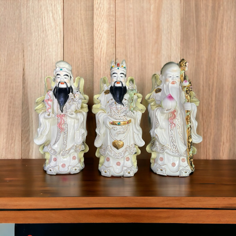 三星福禄寿（极品红描金）陶瓷18寸Fu Lu Shou | Shopee Malaysia