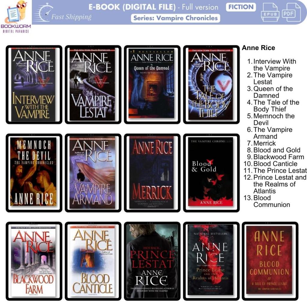 Anne Rice Vampire Chronicles Interview with the Vampire | Vampire