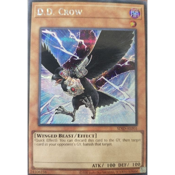YUGIOH AE SDIDAEP01 D.D. Crow (SCR) Shopee Malaysia