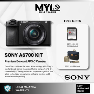Sony a6700 Mirrorless Camera with PZ 16-50mm f/3.5-5.6 OSS Lens