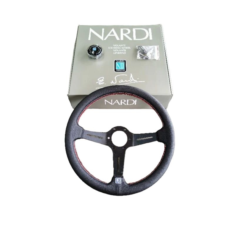 NARDI Car Sport Racing Drift Leather Steering Volante Lenkrad 13.5 ...