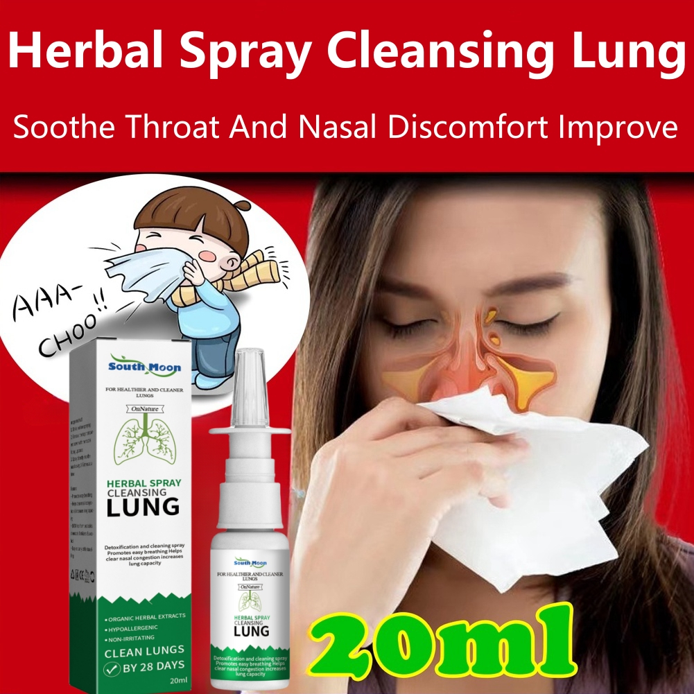 Nasal Spray Cleansing Lung Fast Relieve Sinus Allergies Nasal Congestion Runny Nose Rhinitis