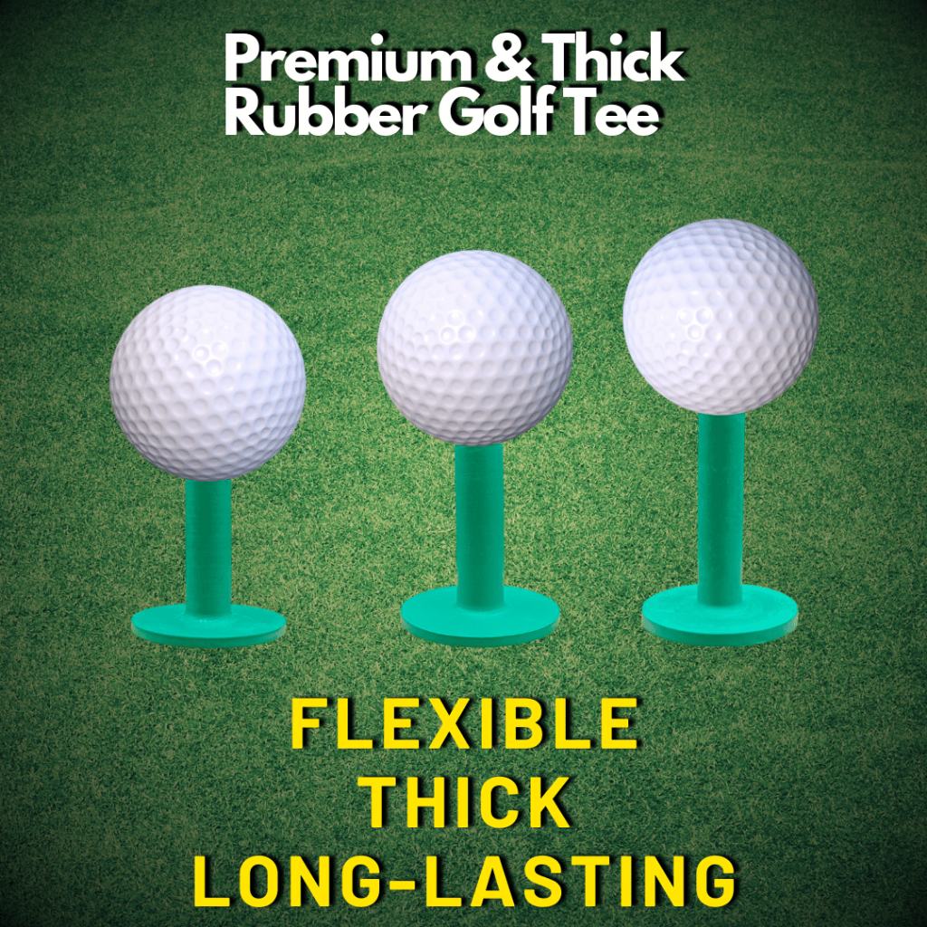 Golf Tee Premium Thick Rubber Golf Tee Golf Tees Driving Range Tee Eco ...
