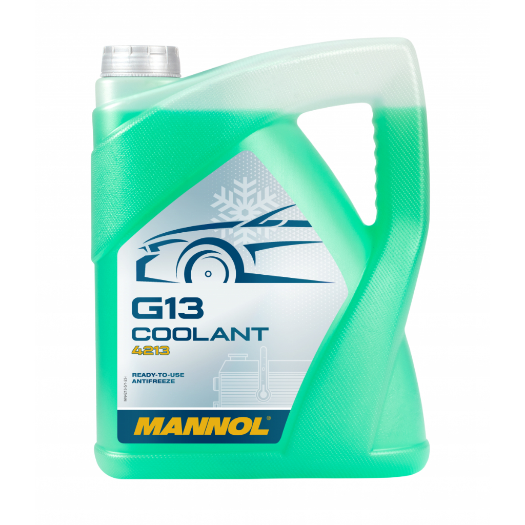 MANNOL 4213 Coolant G13 (Green)(Premix) (5L) | Shopee Malaysia