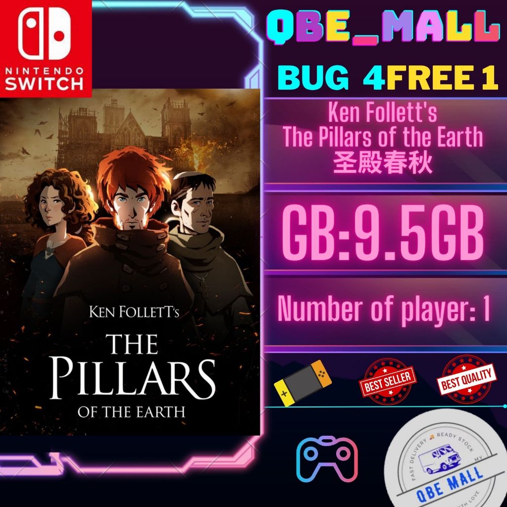 Ken Follett S The Pillars Of The Earth 圣殿春秋 地球的支柱 Nintendo Switch Digitaldownload Shopee