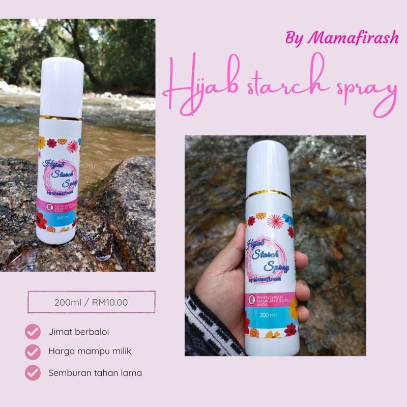 SPRAY PENGERAS TUDUNG MAMA FIRASH 200ml | Shopee Malaysia