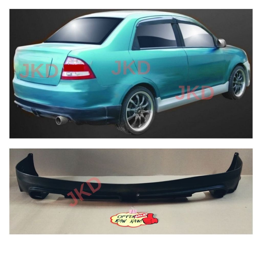 CLEAR STOCK!!! SAGA BLM REAR SKIRT LIPS PU RUBBER REAR LIP/DIFFUSER ...