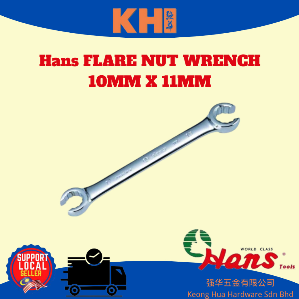 Hans 10MMX11MM FLARE NUT WRENCH (1105M) Shopee Malaysia
