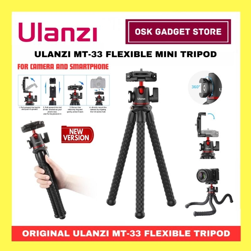 Ulanzi MT-33 Octopus Tripod with Cold Shoe