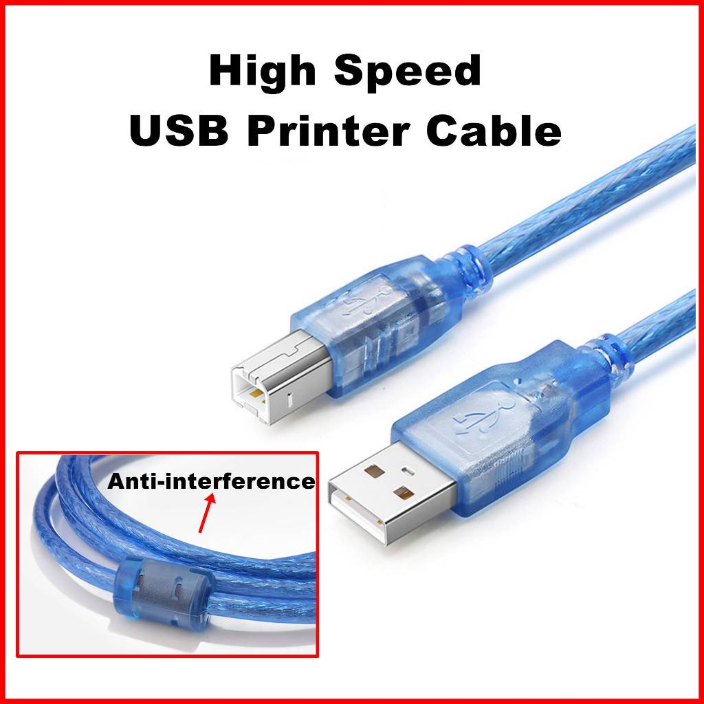 Kabel Printer USB Berkelajuan Tinggi High Speed PRINTER Cable | USB 2.0 ...