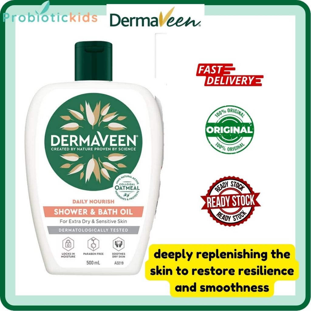 DERMAVEEN SHOWER AND BATH OIL 250ML [EXP06/2025] Shopee Malaysia