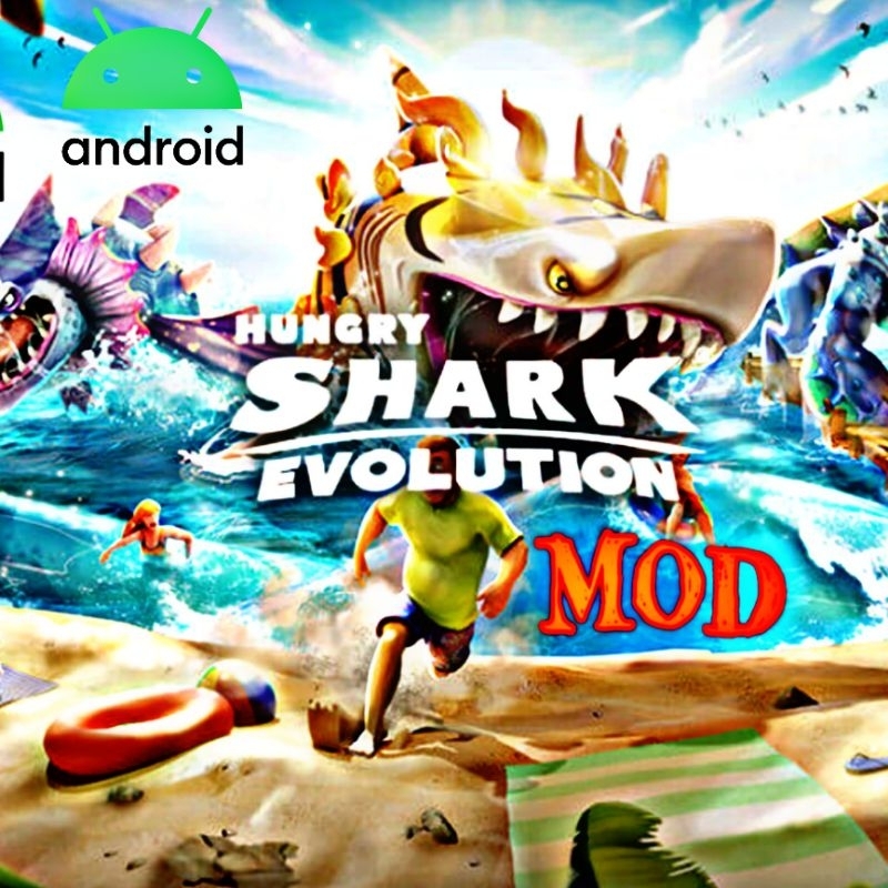 HUNGRY SHARK EVOLUTION MOD 2024🔥 UNLIMITED DIAMONDS AND MONEY🔥🔥