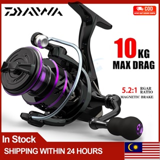 Ultra Light reel DAIWA Mesin Pancing Spinning Reel 5.2:1 EVA Grip Max Drag  10kg Equipment Fishing Reel Mini