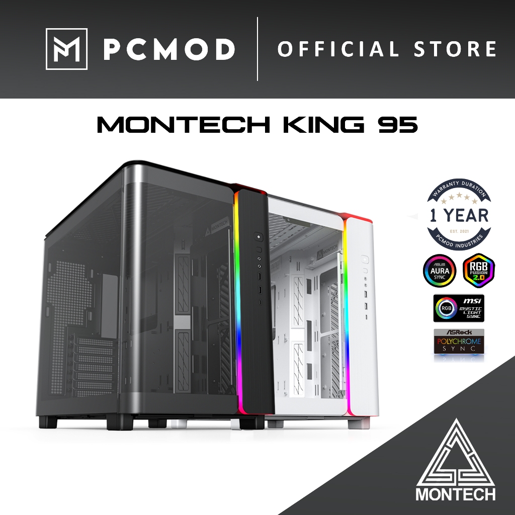 MONTECH KING SERIES Casing KING 95 ATX Casing for PC PCMOD Shopee