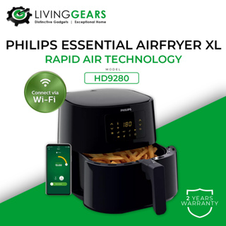 Philips Air Fryer HD9270/70 ( Grey ) with Rapid Technology 6.2L