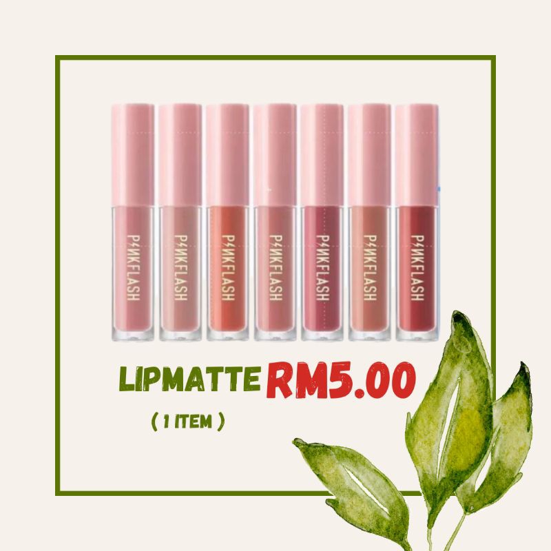 Pink Flash Lipmatte (Ready Stock) | Shopee Malaysia
