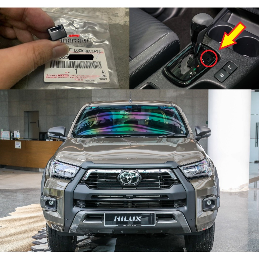 ORIGINAL TOYOTA HILUX REVO GUN125 GUN126 SHIFT LOCK RELEASE COVER BUTTON |  Shopee Malaysia