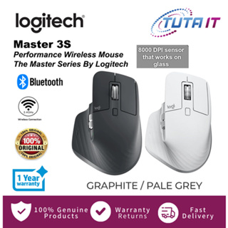 Logitech MX Master 3S - Wireless Performance Mouse with Ultra-fast  Scrolling, Ergo, 8K DPI, Track on Glass, Quiet Clicks, USB-C, Bluetooth,  Windows