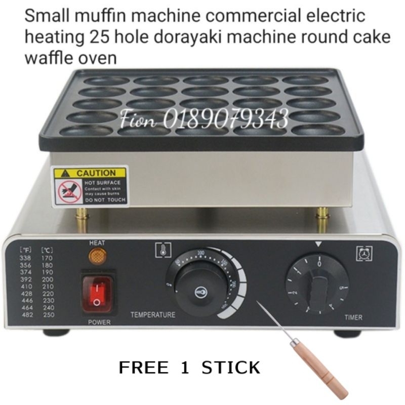 Ready 🍓 🥞 mini machine commercial 3pin plug electric or gas heating 25 ...