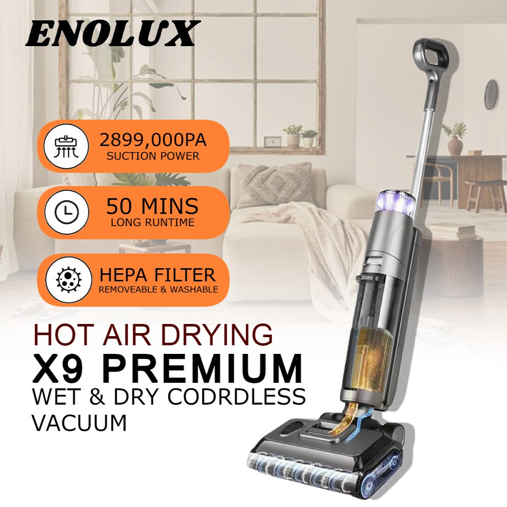 BIG OFFER X9 Premium Cordless Wet And Dry Mop Vacuum Cleaner Smart l