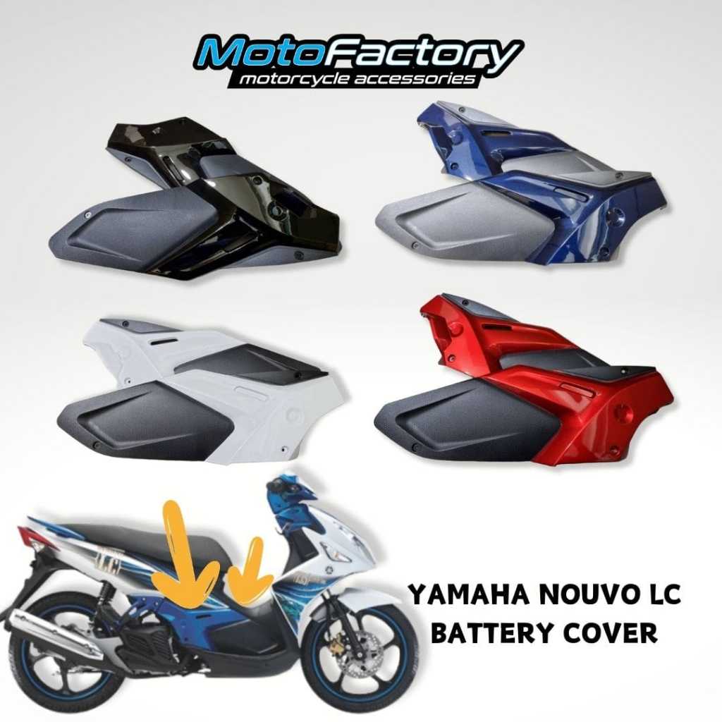 Yamaha Nouvo Lc Battery Cover Batteri Cover Ready Stock Shopee Malaysia