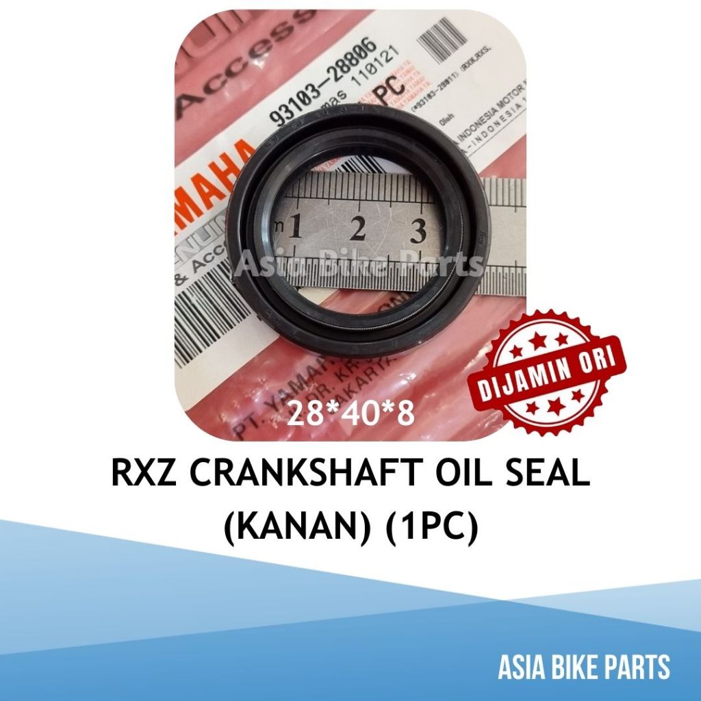 Yamaha Original RXZ Crankshaft Oil Seal Kanan belah Clutch - 93103 ...