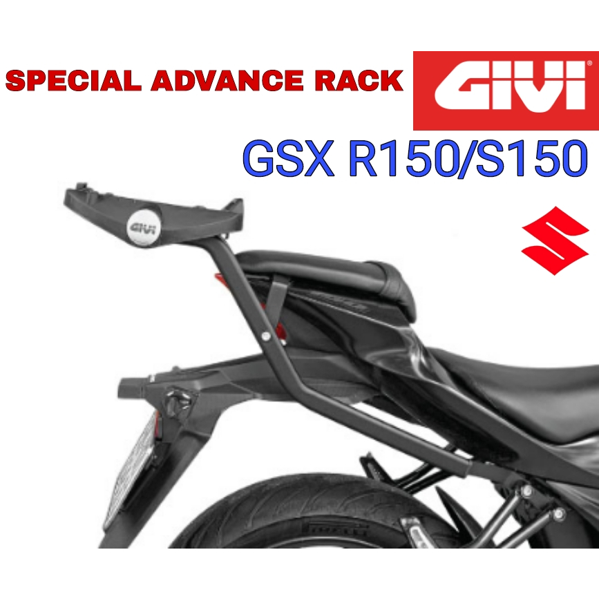 Monorack SUZUKI GSX R150 / S150 100% Original GIVI Special Advance RACK ...