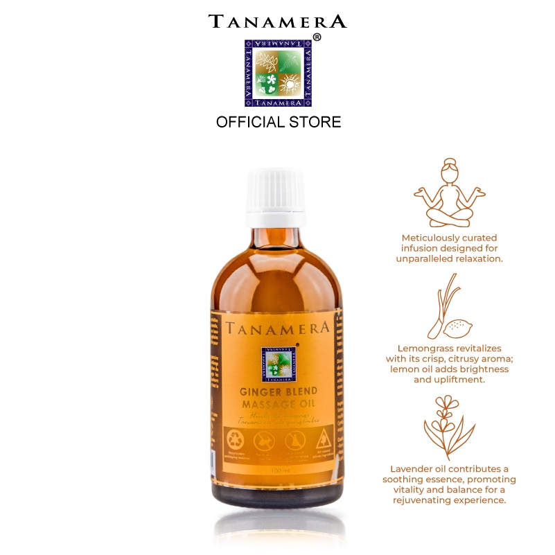 Tanamera Ginger Blend Massage Oil 100ml Shopee Malaysia