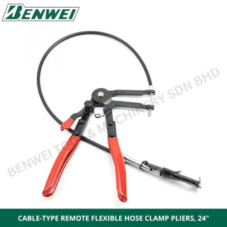 Cal Hawk 2-Foot Flexible Long Reach Hose Clamp Pliers – For Fuel, Oil, Water Lines