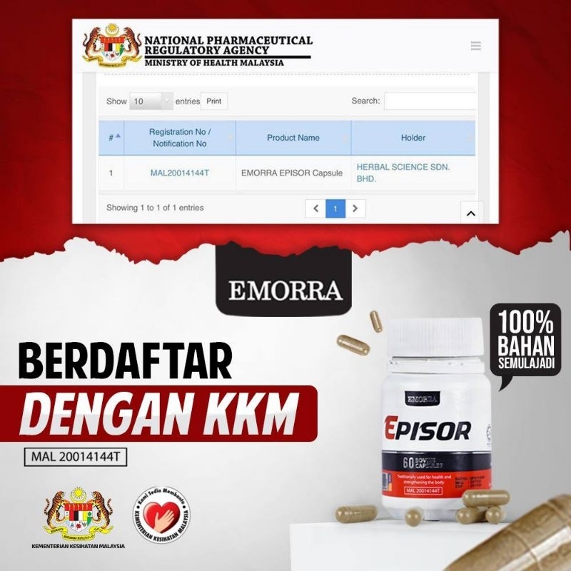 Episor Terbaik Dari Dua Herba | Shopee Malaysia