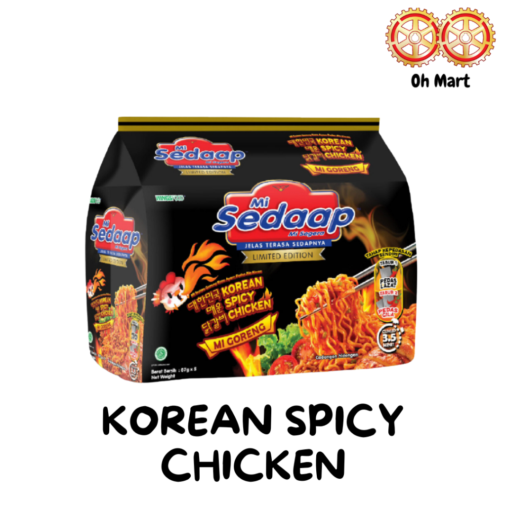 Mi Sedaap Asli/ Korean Spicy Soup/ Korean Spicy Chicken Instant Noodles ...