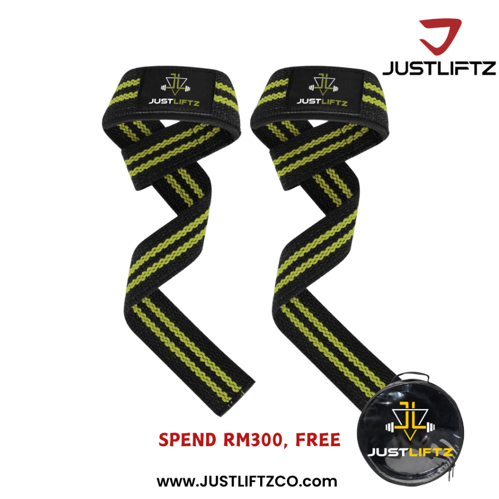 Fitgriff® Lifting Straps Wrist Wraps (Gym Set) - Polsbanden voor Fitness, Gewichtheffen, Krachttraining - Weightlifting Accessoires (Zwart/Geel