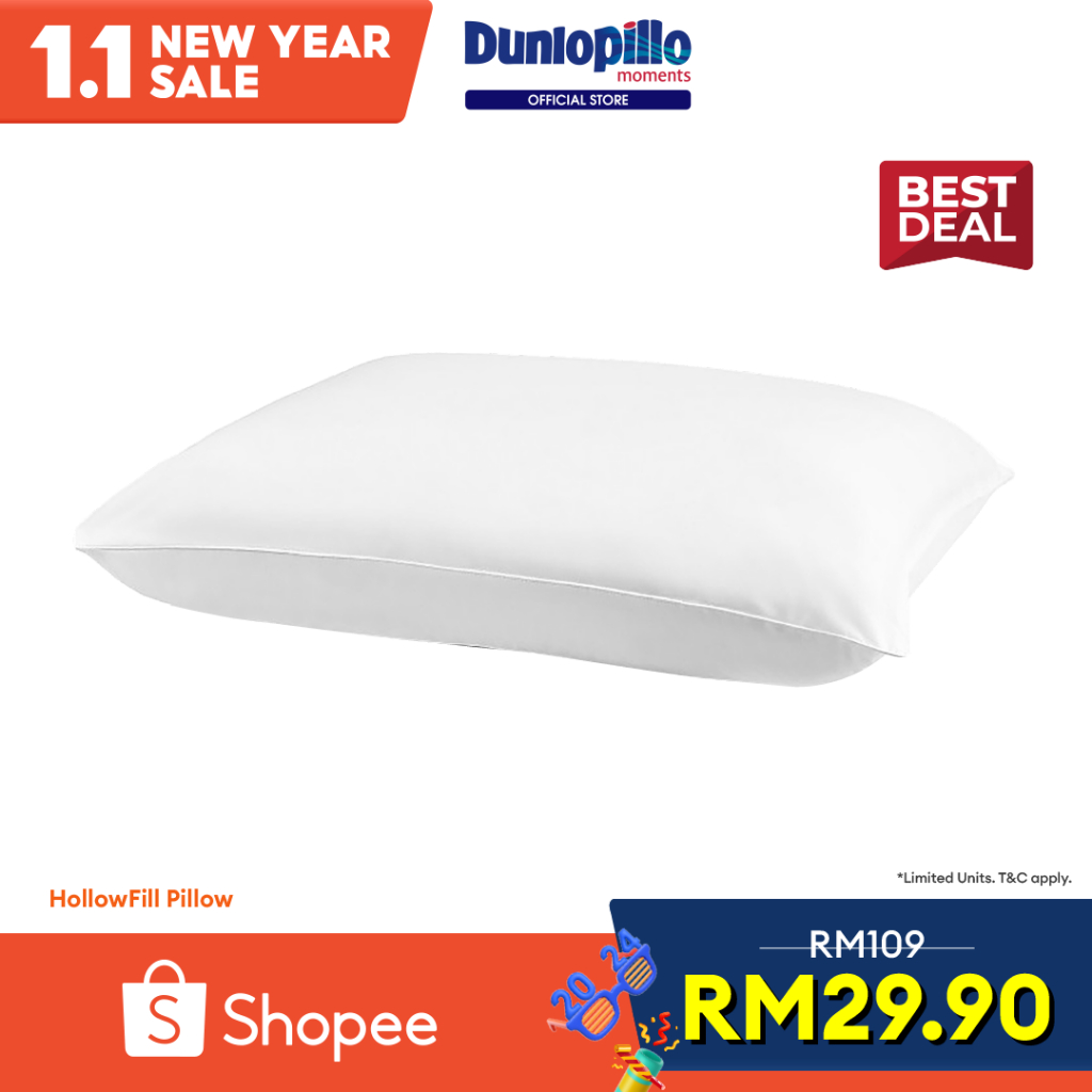 Dunlopillo Hollowfill Pillow (1 Pc) Shopee Malaysia