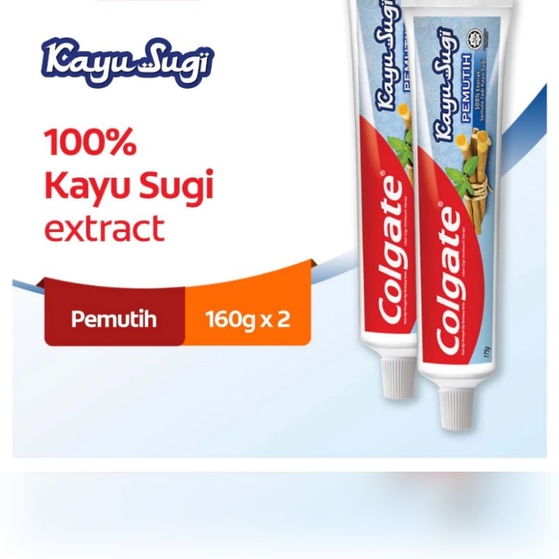 FREE SHIPPING Colgate kayu sugi 160g×2 | Shopee Malaysia