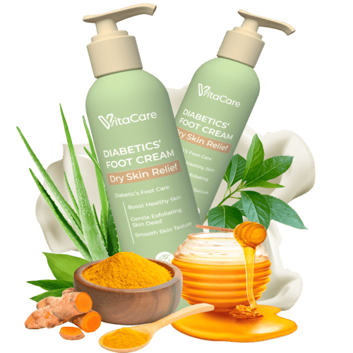 Vitacare HQ Botanic Diabetic Foot Cream Foot Ulcer Krim Penjagaan