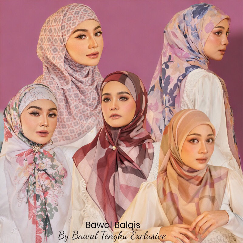 FREE MINI PERFUME - BAWAL COTTON VOILE / TUDUNG PRINTED / TUDUNG CORAK ...