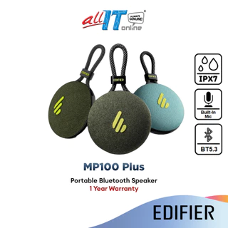 Edifier MP100 Plus Portable Speaker Bluetooth 7 Hours Playback Waterproof (5.3/40mm/Type-C/IPX7)
