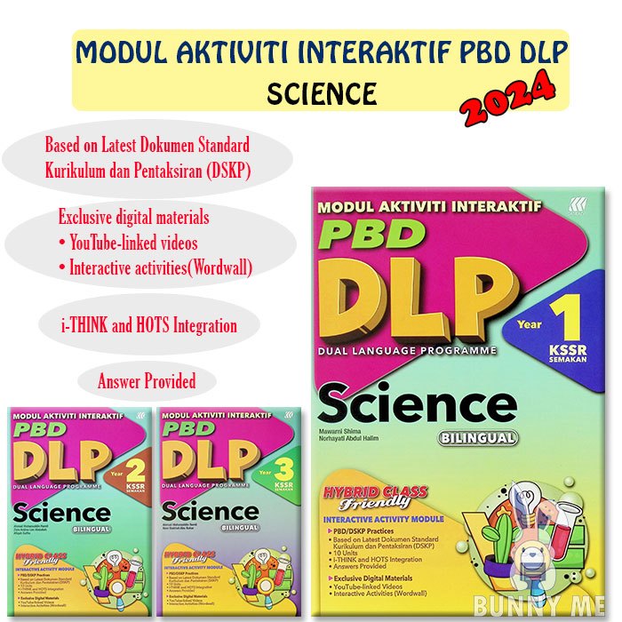 [BUNNY] 2024 Buku Sekolah : Modul Aktiviti Interaktif PBD DLP Science ...